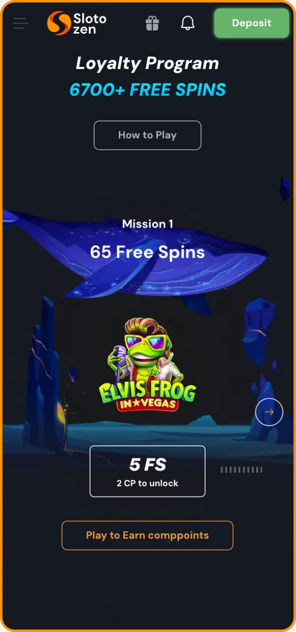 Learn about all the benefits of the loyalty program at Slotozal online casino.